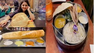 Indian Thali in Netherlands || Golden Temple restaurant ||chana bhatura || masala dosa || Hindi vlog