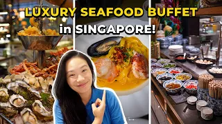 Travelling to SINGAPORE for the BEST All You Can Eat SEAFOOD BUFFET Vlog | The Colony Ritz Carlton