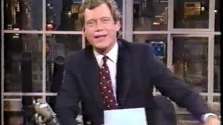 Late Night with David Letterman - Dave gets Snarky with Paul  - Dec 1988