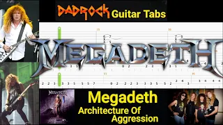 Architecture Of Aggression - Megadeth - Guitar + Bass TABS Lesson