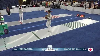 2024 457 T64 27 F F Individual Shanghai ITA GP 7 NAGASE JPN vs TRIPAPINA AIN