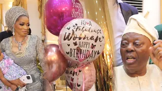 BILLIONAIRE BIRTHDAY: RASAQ OKOYA SHUTDOWN LAGOS TO CELEBRATE HIS WIFE SADE 46th YEARS BIRTHDAY