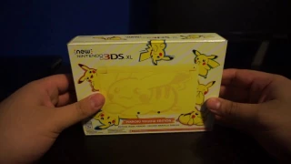 Unboxing The New Nintendo 3DS XL Pikachu Yellow Edition!