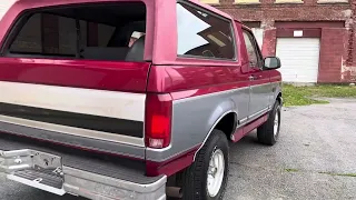 1995 Ford Bronco XLT 4x4 “walk around” video