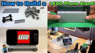 How to Build a Phone Stand for LEGO Stopmotion! (EASY)