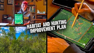 Better Deer Hunting in Georgia | Habitat Improvements for 100 Acres of Pines with Hardwoods (605)
