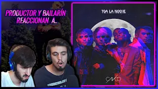 CNCO - Toa la Noche | 🌟 Reacción Productor y Bailarín 🌟 | #NeckeYBisweik