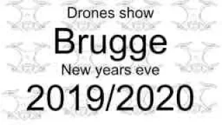Drone show Bruges Belgium
