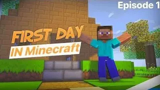 MY FIRST DAY IN MINECRAFT 😨😨#viralvideo #longvideo