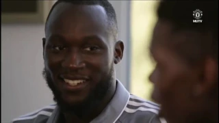 Paul Pogba Interviews Romelu Lukaku