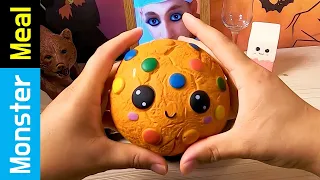 Squishy food for dinner [fictional video] | Monster Meal ASMR eating sounds | Kluna Tik style