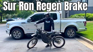 Sur Ron Regen Braking EXPLAINED! // HOW TO?!