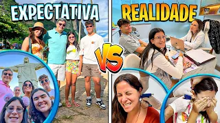 Expectativa vs Realidade - Férias no Brasil