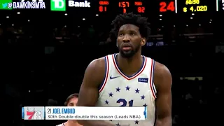 Joel Embiid Full Highlights (12/25/2018) Celtics vs 76ers---34pts 16rbs 2ast!