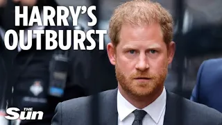 I watched Prince Harry get really agitated over magazine story - he obsesses over comments