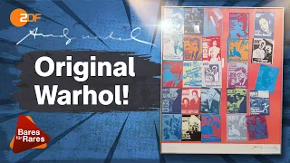 Jetzt wird’s bunt: signierte Andy Warhol Lithografie auf deutsch! | Bares für Rares