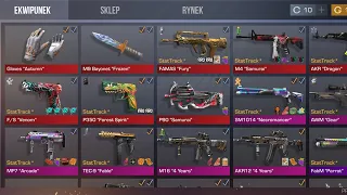 Standoff 2 account presentation (inventory for 12k gold)