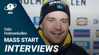 World Cup 23/24 Oslo-Holmenkollen: Men Mass Start Interviews