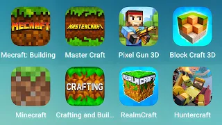 Mecraft Building, Master Craft, Pixel Gun 3D, Block Craft 3D, Minecraft, Crafting and Building