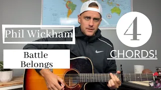 Phil Wickham || Battle Belongs || Acoustic Guitar Lesson/Tutorial [EASY]