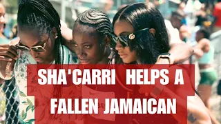 Sha'Carri Richardson Helps A Fallen Jamaican!