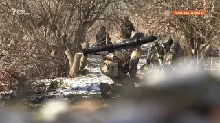 #ukraine ukrainian forces with Panzerfaust 3, AT4, NLAW, RPG-7