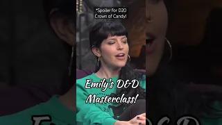 Emily Axford's D&D Masterclass - Dimension 20 Crown of Candy and CR 4-Sided Dive