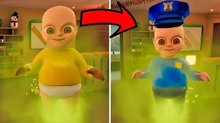 Police Baby's HILARIOUS Fart Potion Prank in The Baby in Yellow! 🚓💨👶 You Won't Stop Laughing! 😂