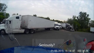 Wow....  Just wow... (I was asleep when this was recorded by dashcam)