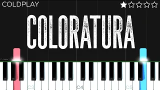 Coldplay - Coloratura (Intro Excerpt) | EASY Piano Tutorial