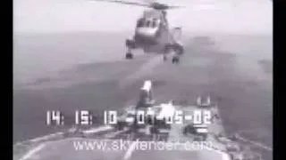 Sea King Helicopter Crash Accident on Carrier