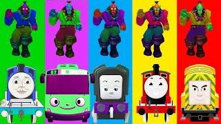 Looking For Thomas And Friends | きかんしゃトーマス トーマス戦車エンジン | Wrong Head Thomas And Friends, Zombie Dance