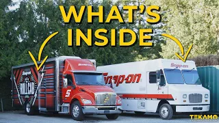 Inside 2 FULLY LOADED SNAP-ON tool trucks! $$$