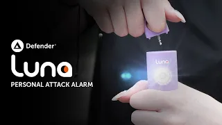 Defender Luna Personal Attack Alarm - Loud 125dB Siren For Women - UK Police Recognised Standards