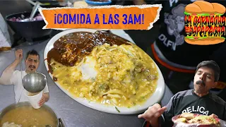 ¡La MEJOR COMIDA DE MADRUGADA en la CDMX! (24 Hrs./7 días) | La garnacha que apapacha