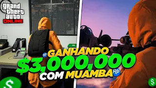 MUAMBEIRO MILIONÁRIO! GANHANDO 3 MILHÕES COM MUAMBA NO GTA 5 Online