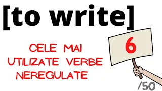 Verbul 6: TO WRITE - cele mai utilizate VERBE NEREGULATE | VERBE NEREGULATE ENGLEZA | INVATA ENGLEZA