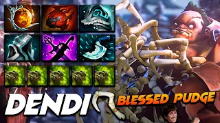 Dendi Pudge - Blessed Butcher - Dota 2 Pro Gameplay [Watch & Learn]