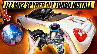Part 1 Toyota MR2 Spyder 1ZZ Turbo Cheap DIY Conversion Apexi PFC