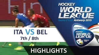 Italy v Belgium Match Highlights - Antwerp Women's HWL 2015