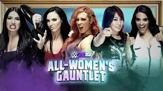 WWE 2K19 ALL-WOMEN’S GAUNTLET: FULL TOURNAMENT STREAM – UpUpDownDown Streams