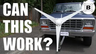 Wind Power on a CAR #1 - Is it FREE?