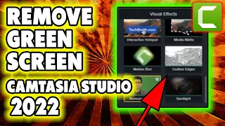 How to remove Green Screen Camtasia Studio 2022