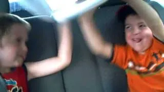 Fighting in the car