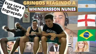 GRINGOS REAGINDO A WHINDERSSON NUNES IMITANDO CANTORES INTERNACIONAIS- MUITO ENGRAÇADO!!!