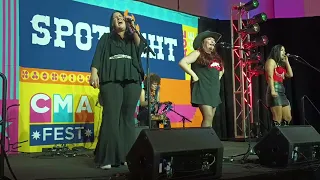 The Chattahoochies, "Talladega 10" at CMA Fest Spotlight Stage, June 10, 2023