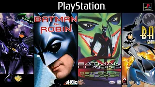 Batman Games for PS1