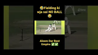 #shorts Field ki wja sai Aleem Dar nai di #noball #usmankhawaja .🤣🤣😂 #funny #pakvsaus #enjoy #like