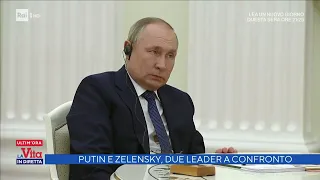 Putin e Zelensky, due leader a confronto - La vita in diretta 01/03/2022