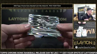 2022 Topps Chrome Sonic Baseball Lite 8 Box Break #4   PICK YOUR TEAM